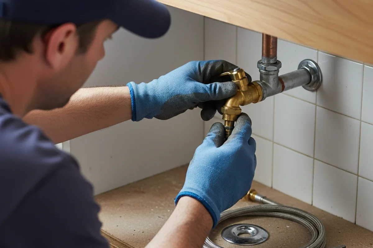 Shutoff valve and fitting work during Emergency Plumbing in Alsea